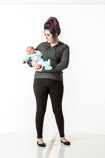 360 degree art reference photos of a young mother and her baby
